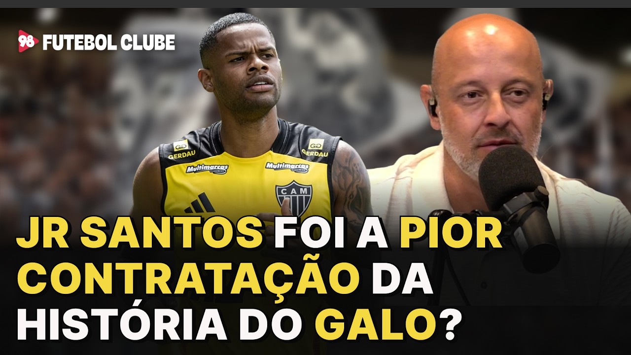 98 FC debate sobre a saída de Júnior Santos para o Botafogo e sobre sua passagem no Atlético
