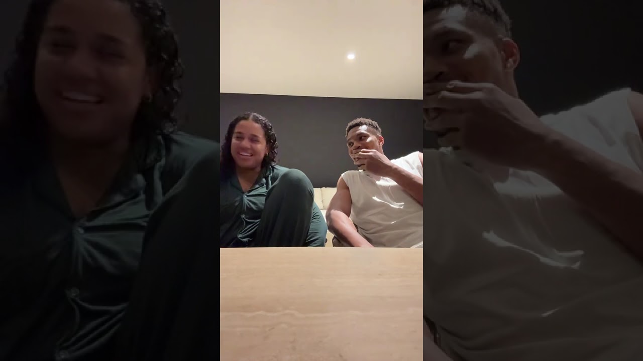 Giannis Antetokounmpo - Streaming with Mariah part 1 💖🥰😍