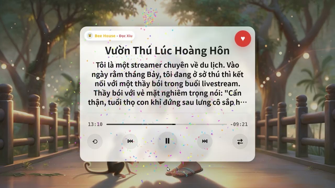 Vườn Thú Lúc Hoàng Hôn | Truyện Audio Nghe Thư Giãn 🌙