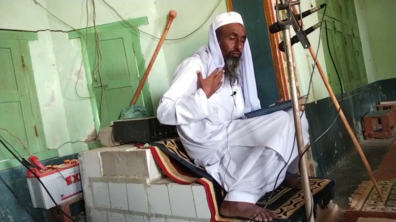 حضرت مولانا سائین داؤد صاحبِ جامہ مسجد ربانی جمعہ مبارک کا بیان گوٹھ محمد خان وندر