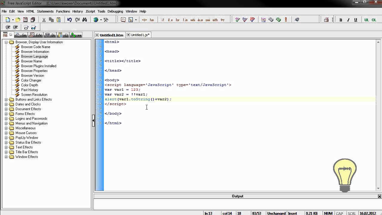 Lose typisierte Sprache - (JavaScript 1-002)
