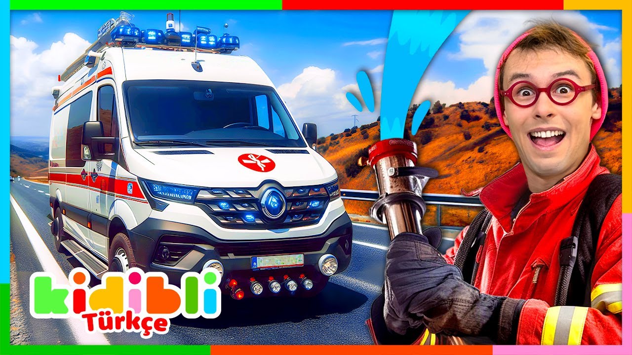 Atlar İtfaiye Kamyonları Hakkında Öğrenelim! | Çocuklar İçin Eğitici Videolar | Kidibli