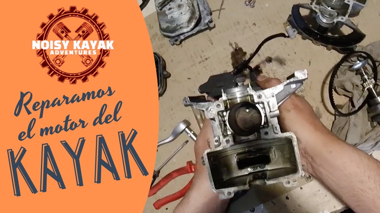 Reparando el motor del kayak (honda GX35) - @NoisyKayakAdventures