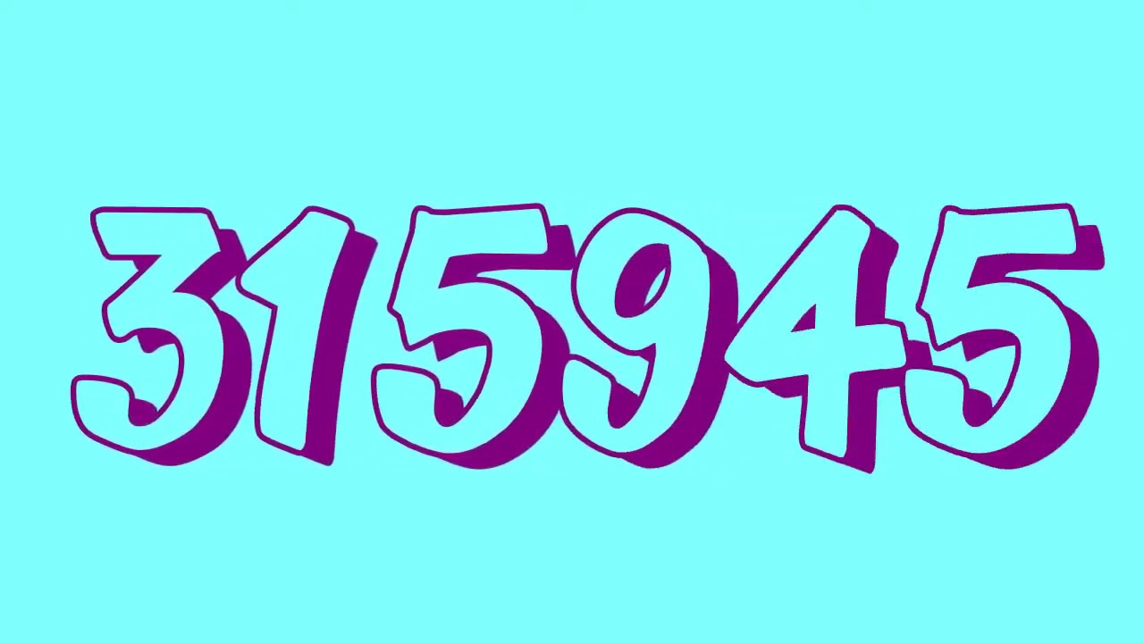 Numbers 1 to 500,000