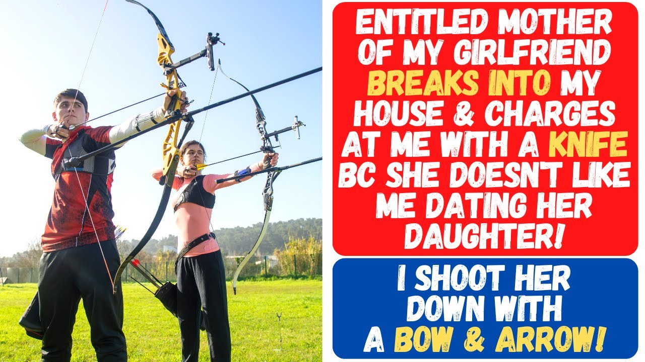 KAREN CHARGES AT ME WITH A KNIFE FOR SIMPLY DATING HER DAUGHTER! GETS SHOT WITH A BOW & ARROW!!!