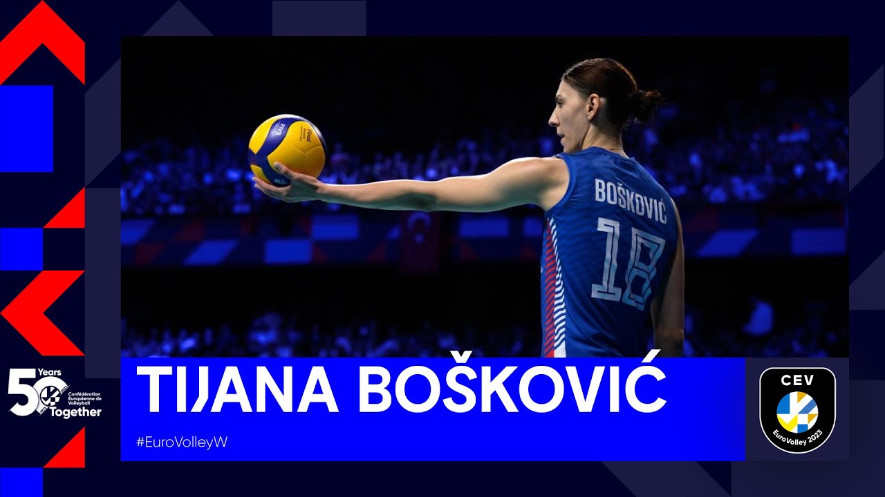 Tijana Bošković Being Amazing for 5 Straight Minutes I CEV EuroVolley 2023 Women