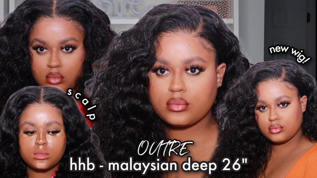 Outre 100% Human Hair Blend 5x5 HD Lace Closure Wig - HHB MALAYSIAN DEEP 26 | Courtney Jinean