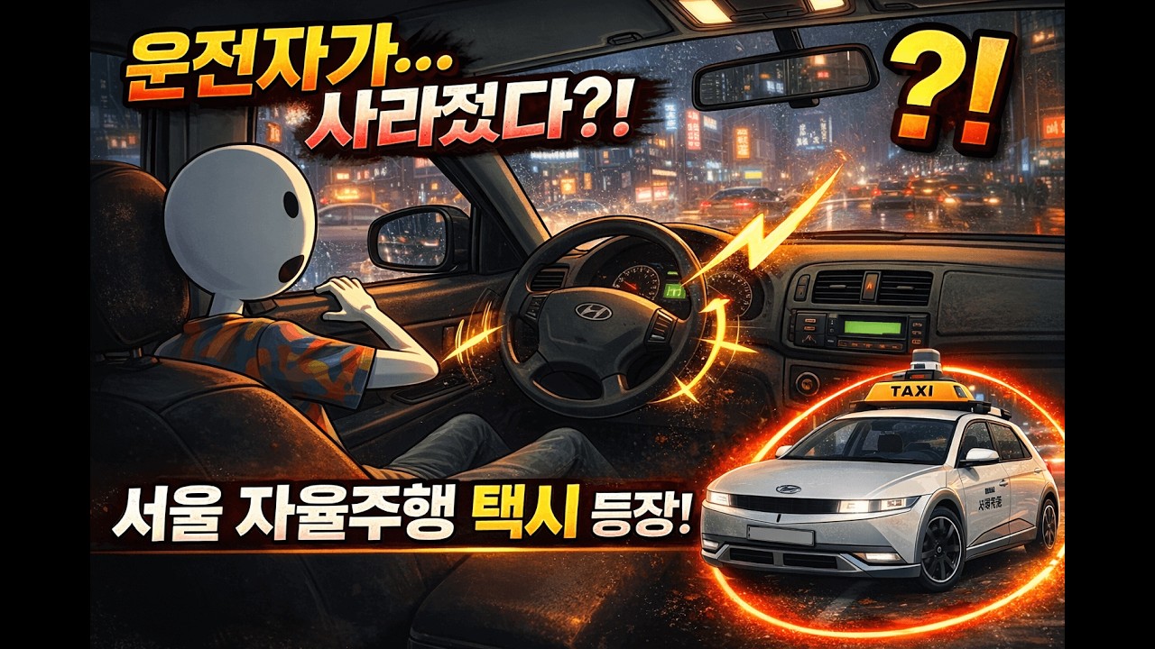 서울 자율주행 택시 상용화… 운전자 없는 택시가 실제로 달린다?