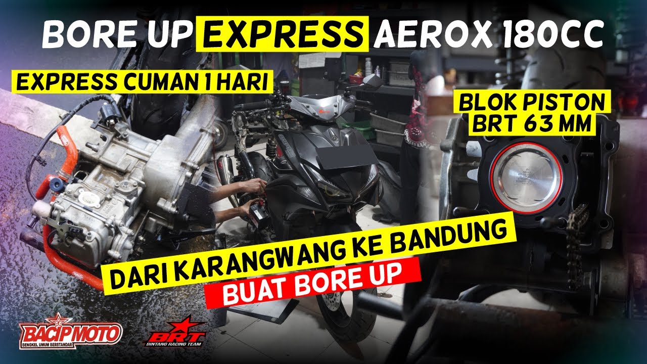 AEROX 180 CC DARI KARAWANG XPRES 1 HARI🙂