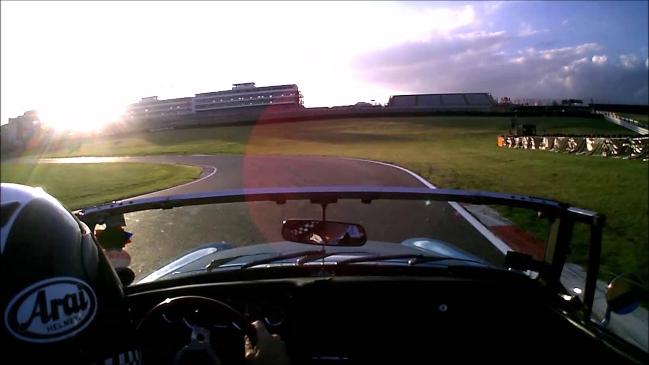 MGB crash at Brands