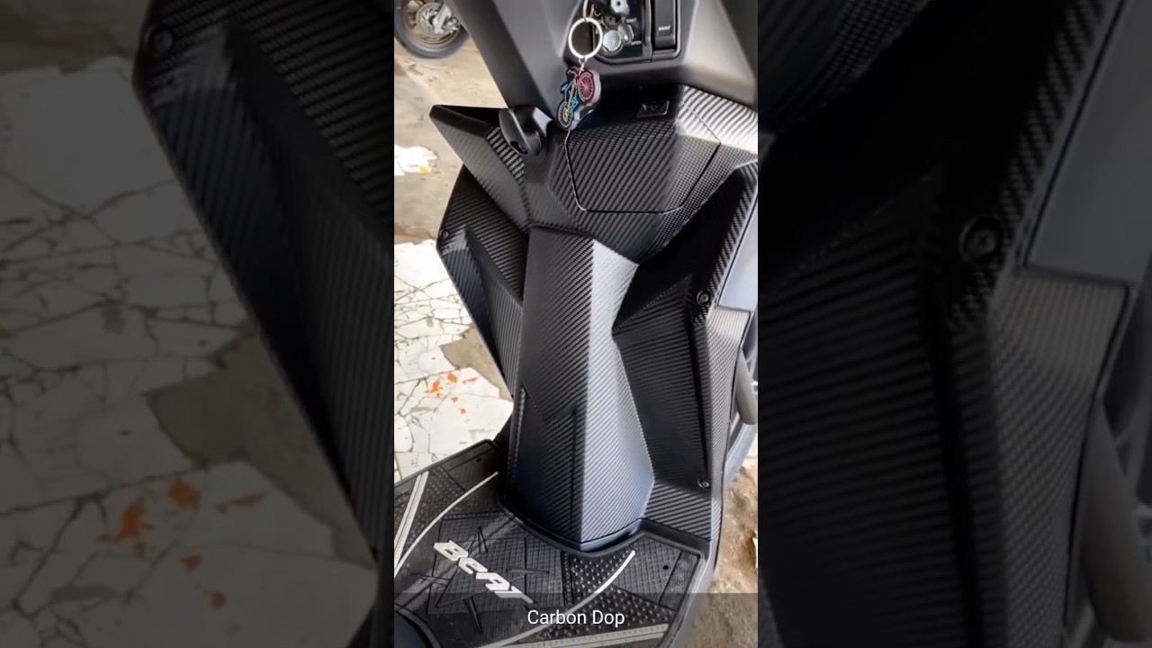 HONDA BEAT CARBON WRAP #shorts #viralvideo #modified