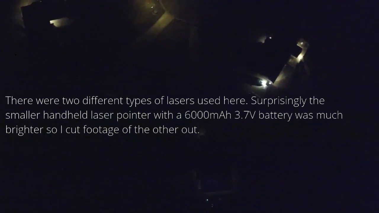 GREEN LASER vs. DRONE (don't ever do this)