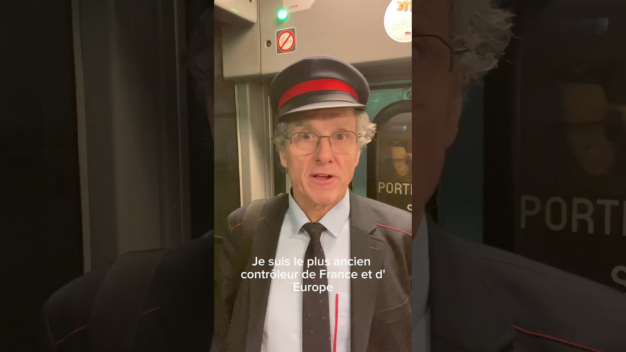 🥇🚞Dominique - Plus ancien contr&ocirc;leur de la SNCF en France et en Europe🚞🥇