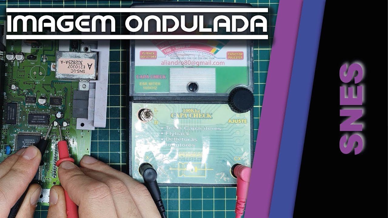 SNES com Imagem Ondulada