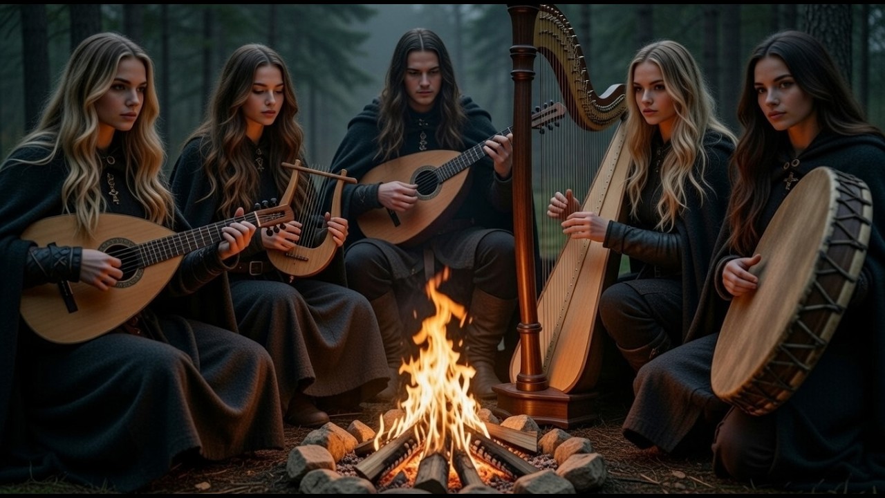 The Weaver’s Room: Intimate String Folk — Medieval Lyre for Deep Sleep & Reading