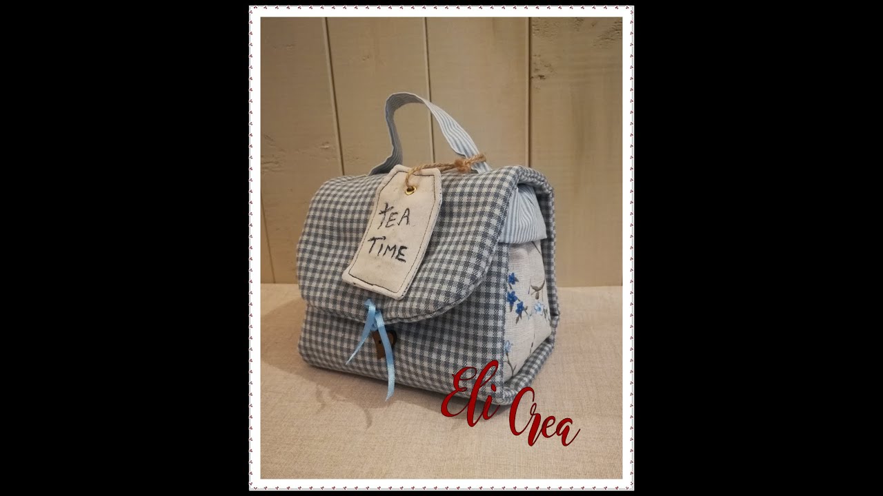 📌🌿1°parte tutorial Mug Bag - pochette porta tazza da thè