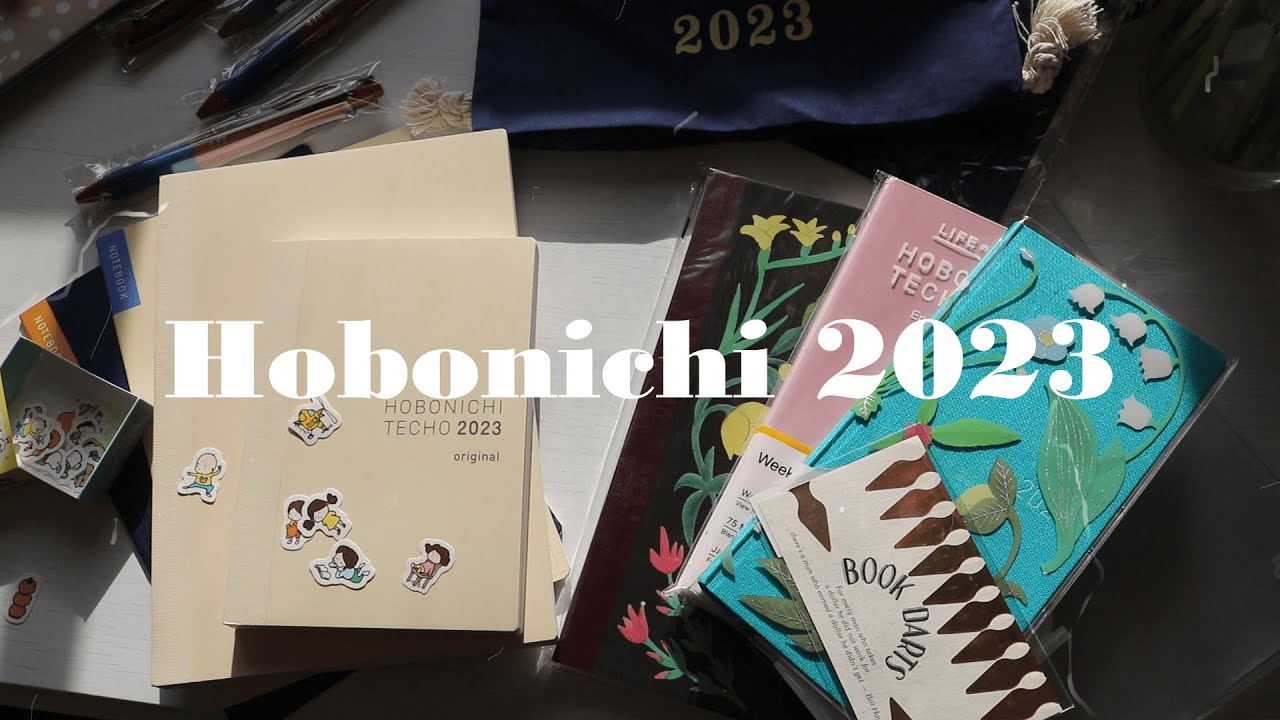 Hobonichi 2023 unboxing haul :)