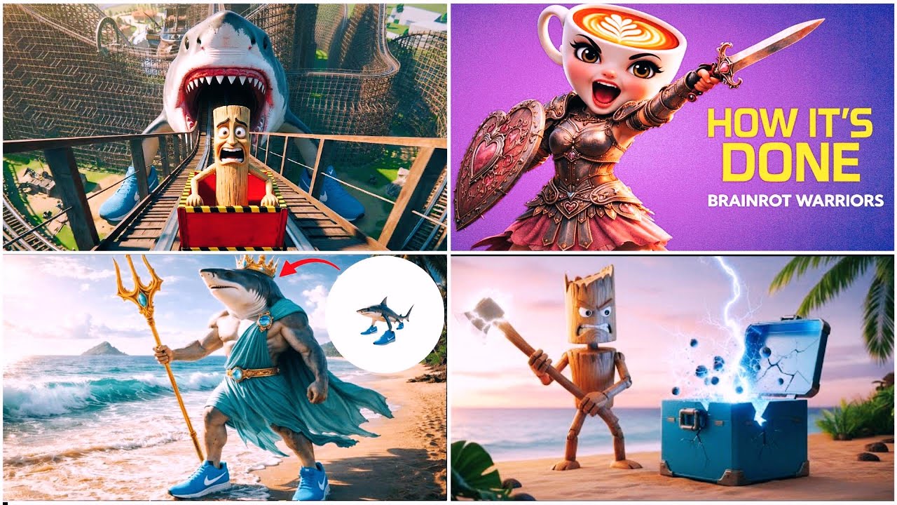 Brainrot Roller Coaster 🆚 Brainrot Warrior 🆚 Brainrot Poseidon 🆚 Brainrot Extinction 🎶 Tiles Hop
