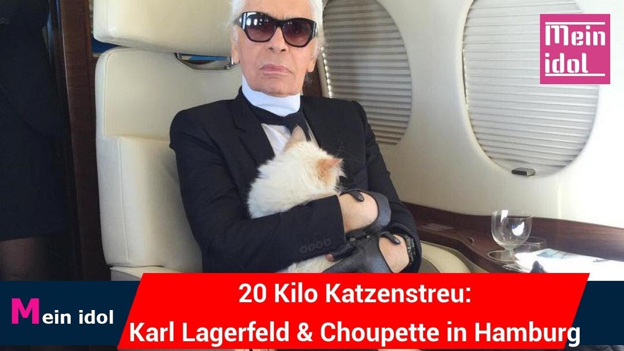 20 Kilo Katzenstreu: Karl Lagerfeld & Choupette in Hamburg