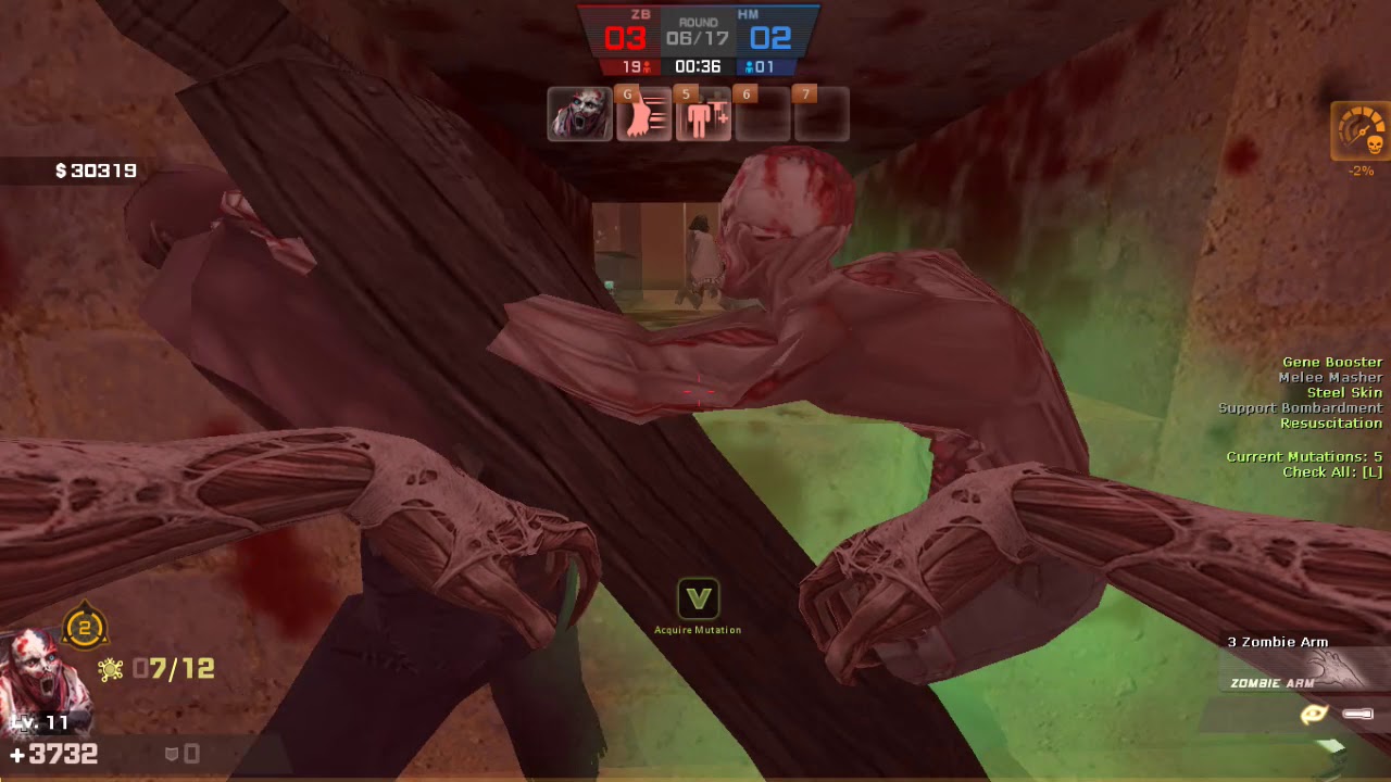 Counter-strike Nexon Zombie-Z zm_dust_world gameplay