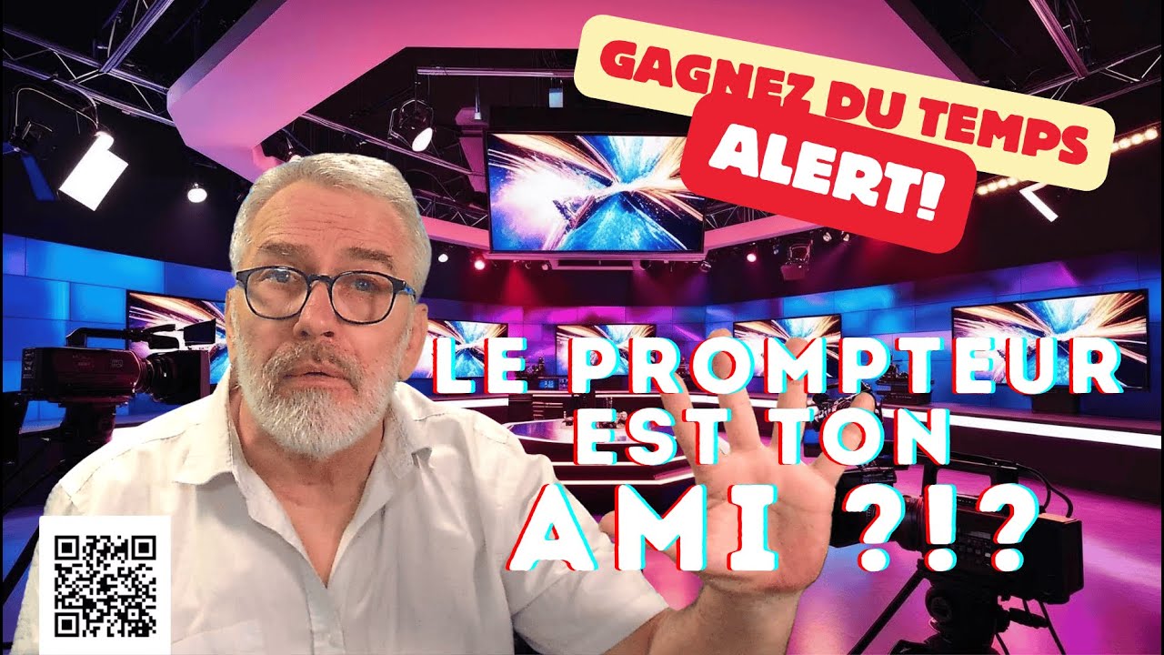 Gagner du temps et de l'argent avec le tele-prompteur