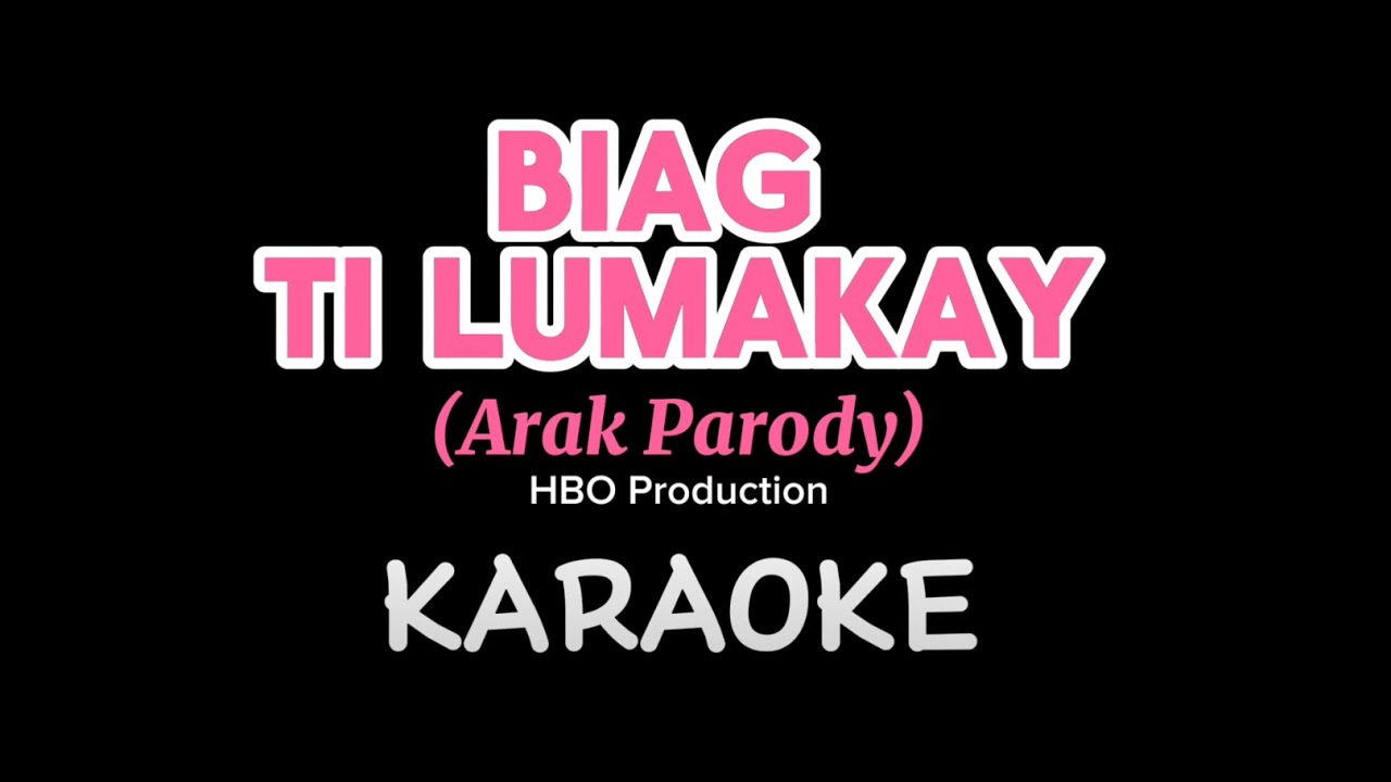 BIAG TI LUMAKAY - Karaoke cover By SNI
