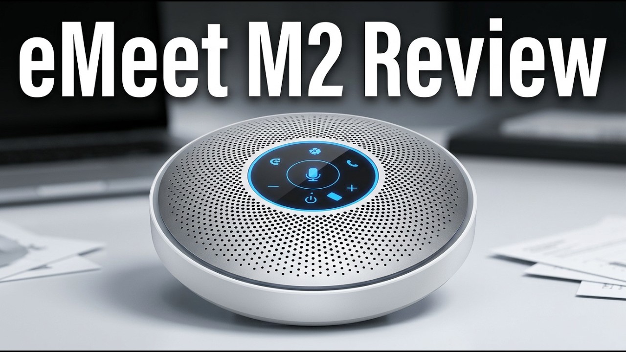 eMeet M2 White Bluetooth Conference Speakerphone Review