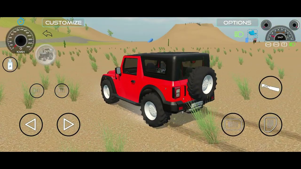 Thar 4x4 mein drive karke aur top speed pe check karke, drift karne mein bahut mazaa aaya! 😜