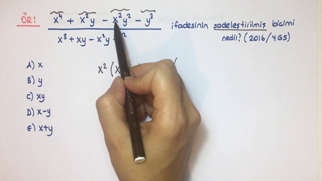 Çarpanlara Ayırma II-İki Kare Farkı Video Anlatım MATEMETRİ ,Matematik Ders Videoları