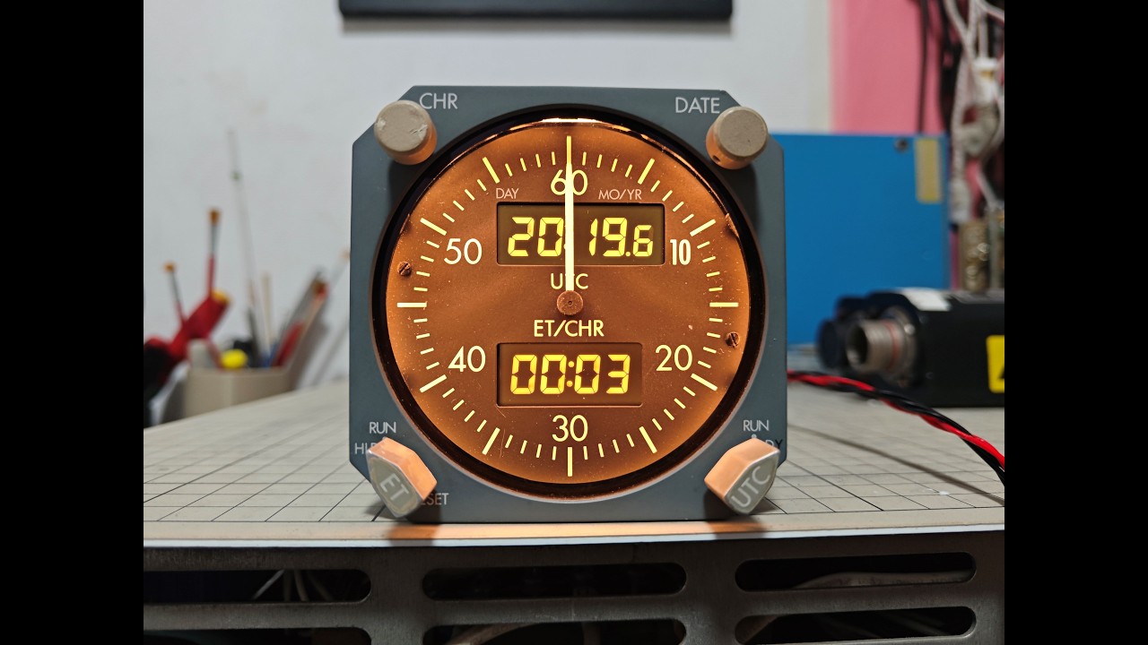 AIRBUS A320 Electrical Clock