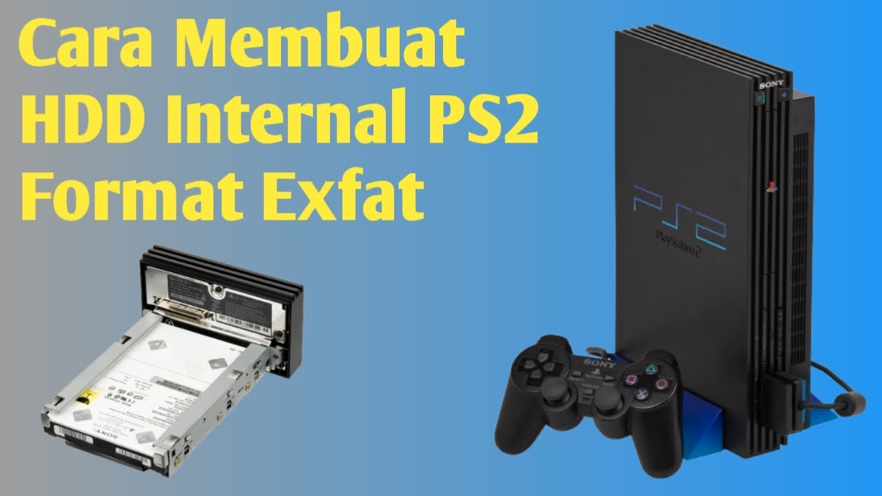 Cara Membuat HDD Internal PS2 Format Exfat