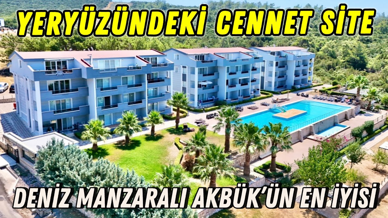 Yeryüzündeki Cennet Akbük’te ! Deniz Manzaralı Full Eşyalı Köşe Başı Havuzlu Harika Dubleks / No:336