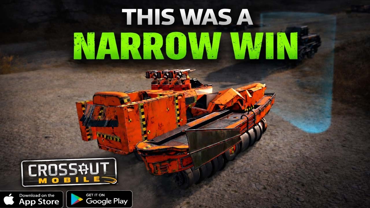 THIS WAS TOO CLOSE… 😬💥 | Narrow Victory in Crossout Mobile