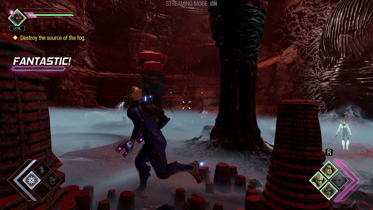 Destroy the source of the fog Guardians of the Galaxy