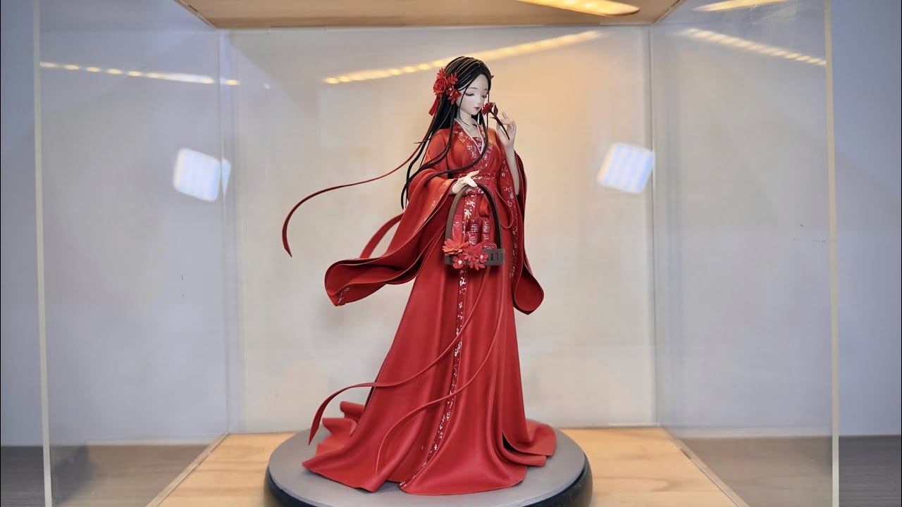花不尽，月无穷，两心同。韩束红蛮腰情人节礼盒作品，Cosmetic promotion by Xudahua studio徐大花工作室