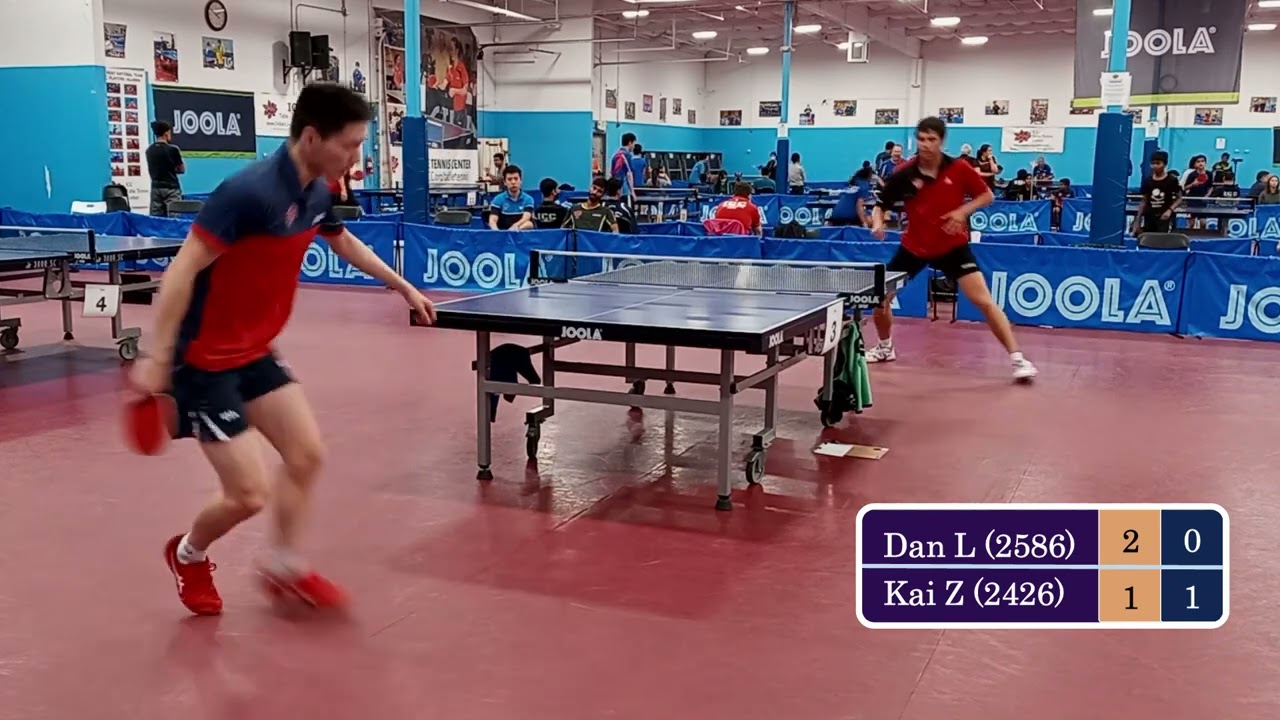 Dan Liu (2586) vs Kai Zarehbin (2426) - JOOLA Summer Open at ICC on 5-15-2022