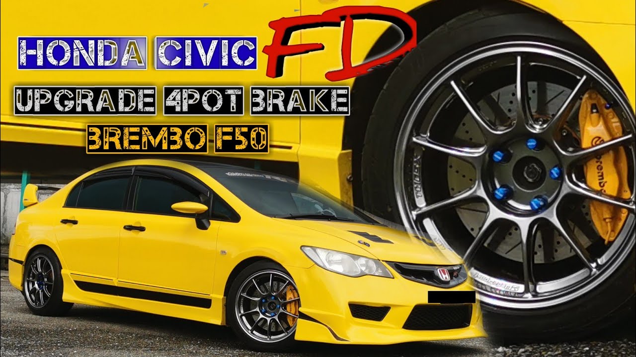 Honda Civic FD | Restore Brake System Part 2 | Pasang Brembo F50 | Servis Sistem Brek