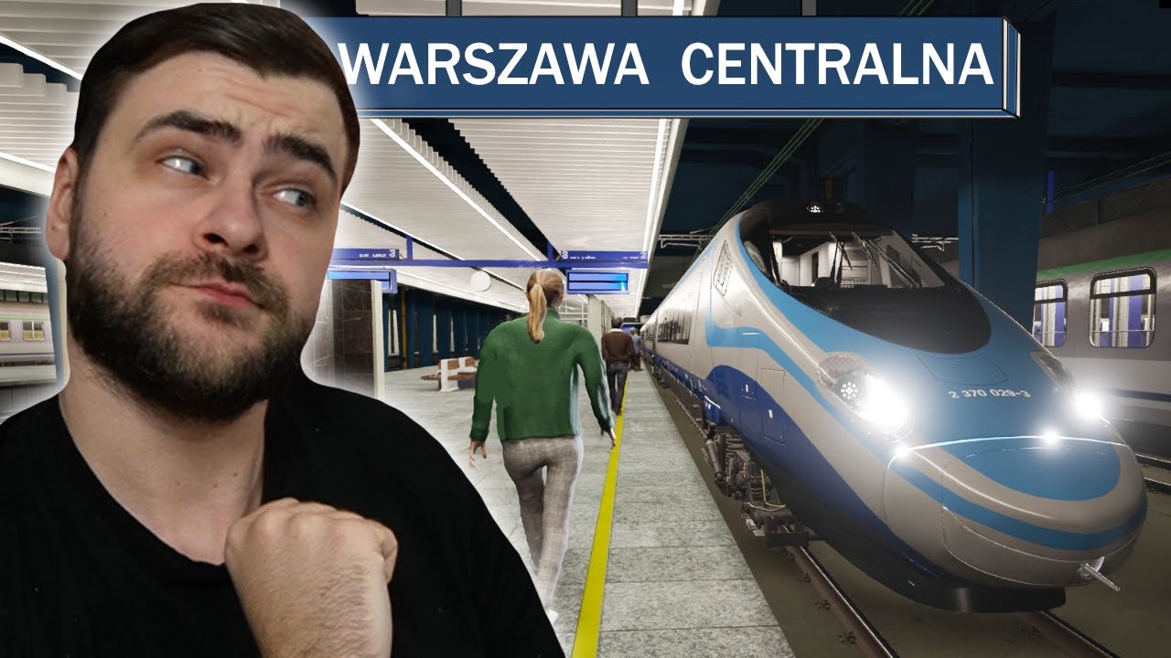 Jak wygląda dworzec Warszawa Centralna, Zachodnia i Wschodnia oraz Pendolino? - SimRail