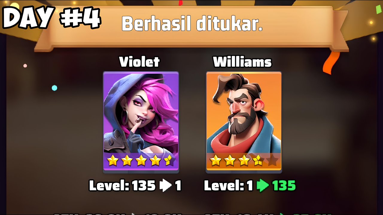 PERTUKARAN LEVEL EXP HERO LAST WAR SURVIVAL GAME