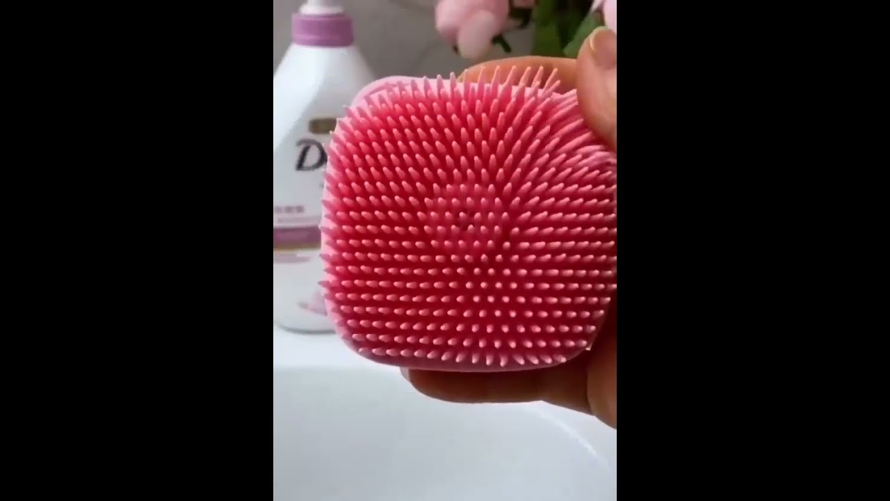 💡Body Brush Shower💡  Easy to refill the shower gel.🚿🧼