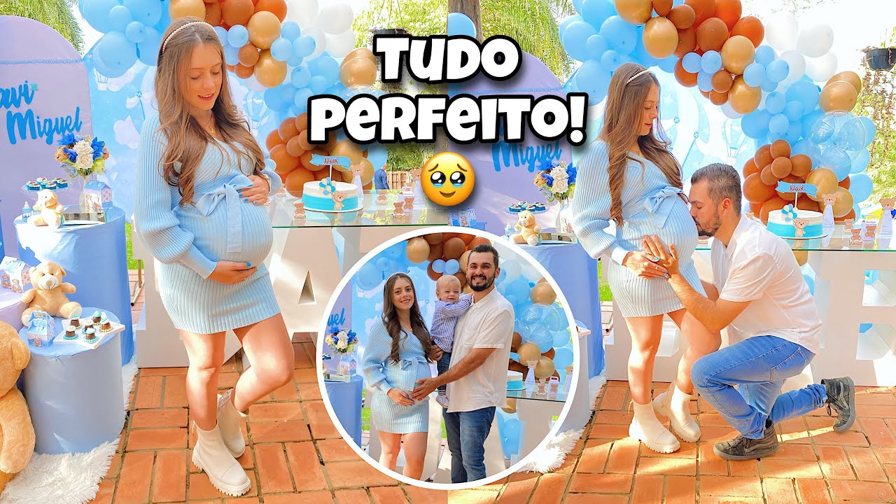 CHEGOU O GRANDE DIA! 💙🧸 Chá de Bebê do Davi l Muito Especial 🥹