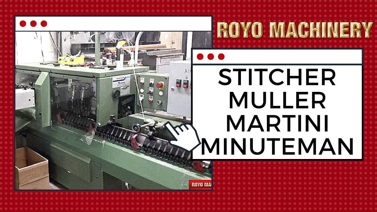 Another Successful Installation - Stitcher Muller Martini Minuteman