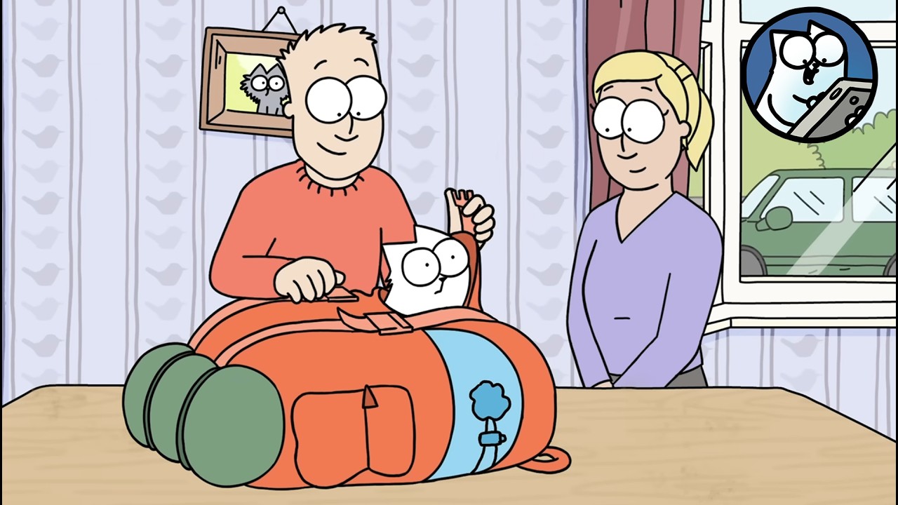 Simon Goes on Holiday! | COLOUR SPECIAL | Simon's Cat Extra | Full Colour Episode