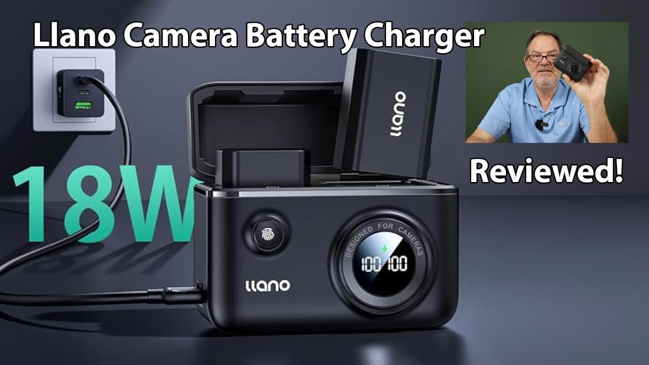 Camera Battery Charger by LLANO Quick Review!