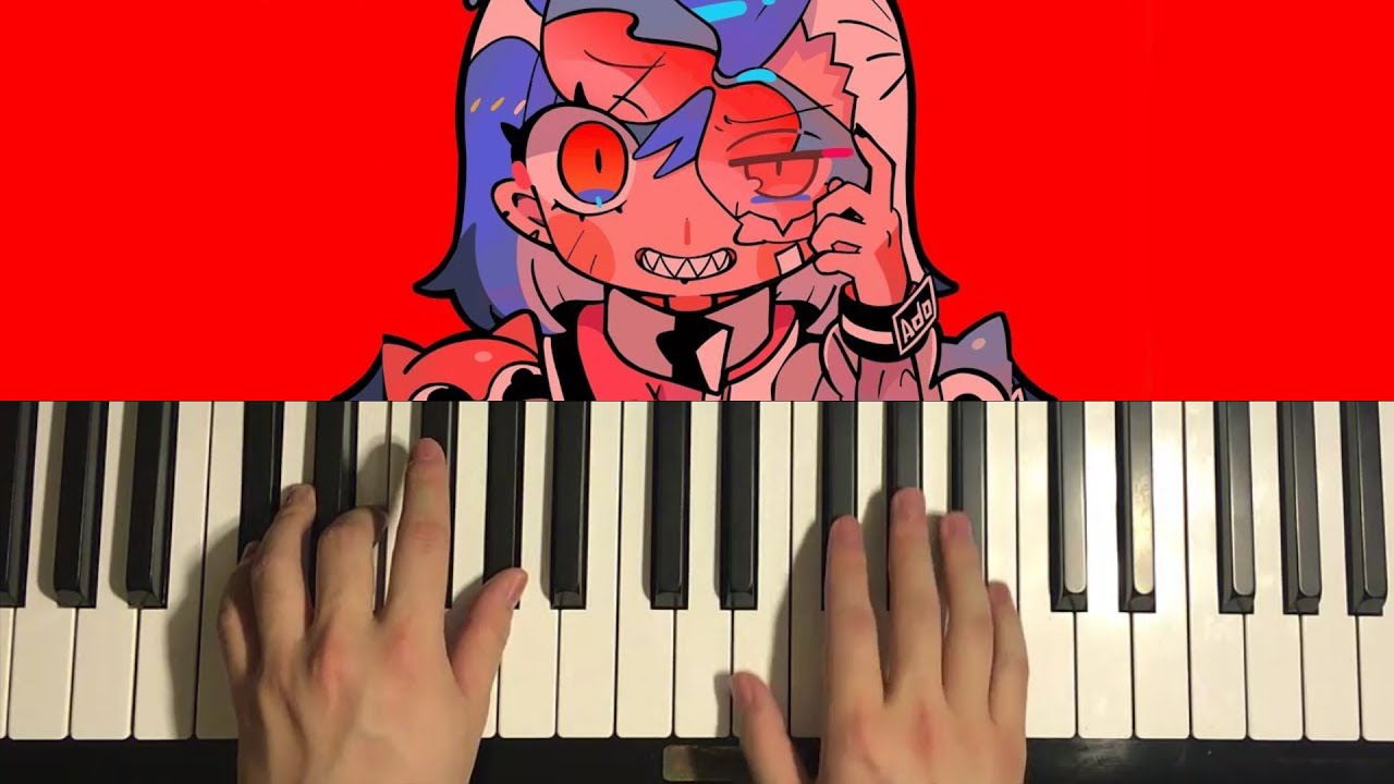 How To Play - Ado - Ashura Chan (Piano Tutorial Lesson)