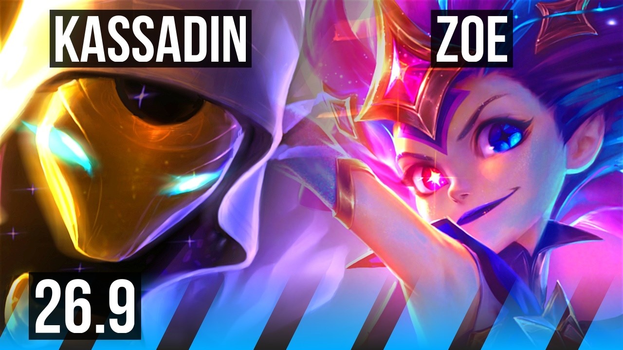 KASSADIN vs ZOE (MID) | Deathfire Touch | BR Challenger | 26.9