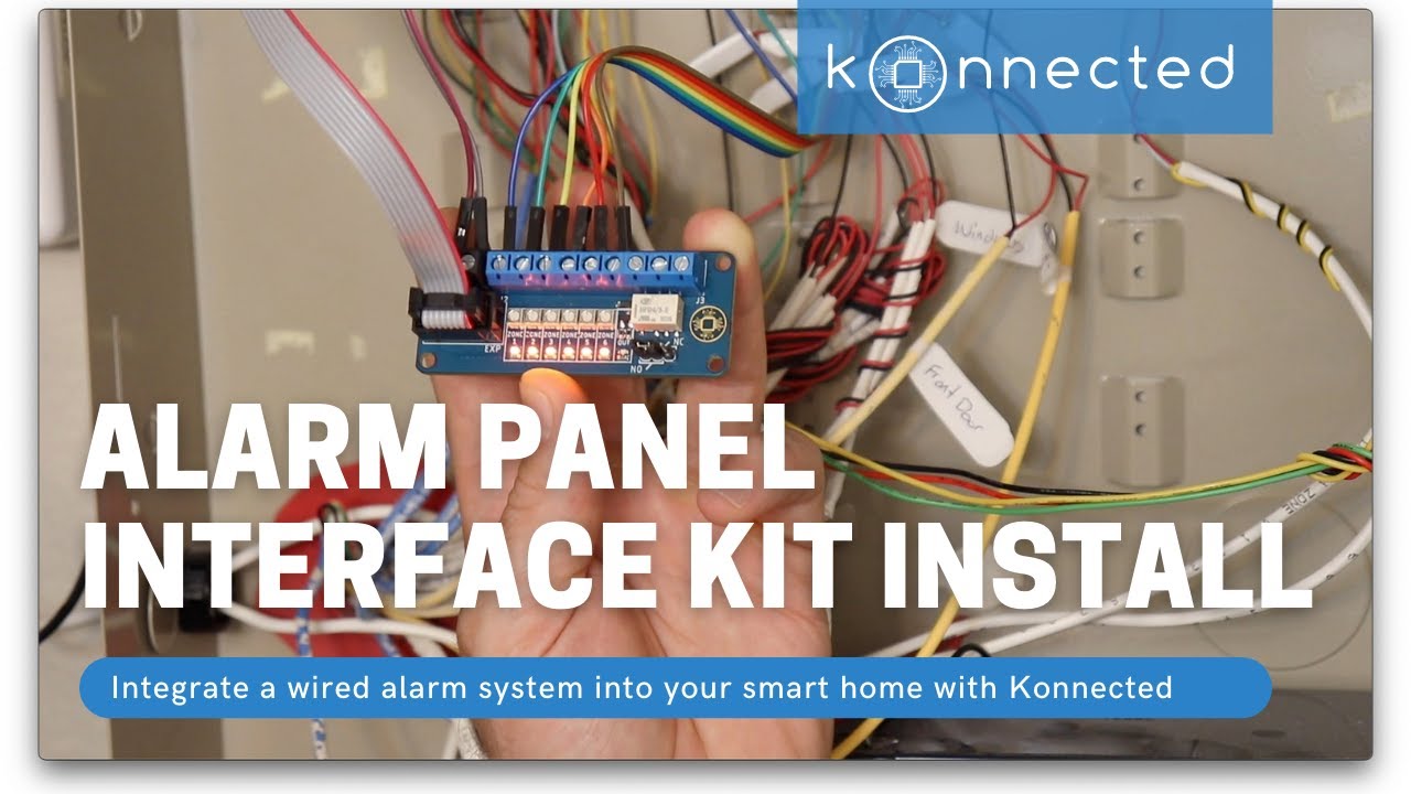 Konnected Alarm Panel Interface v2 1 install video w/ Ademco VISTA series alarm system & SmartThings