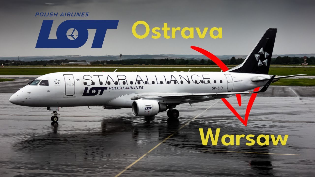 Flying on the LOT Star Alliance livery! Embraer E175 LOT Polish Airlines Tripreport Ostrava - Warsaw