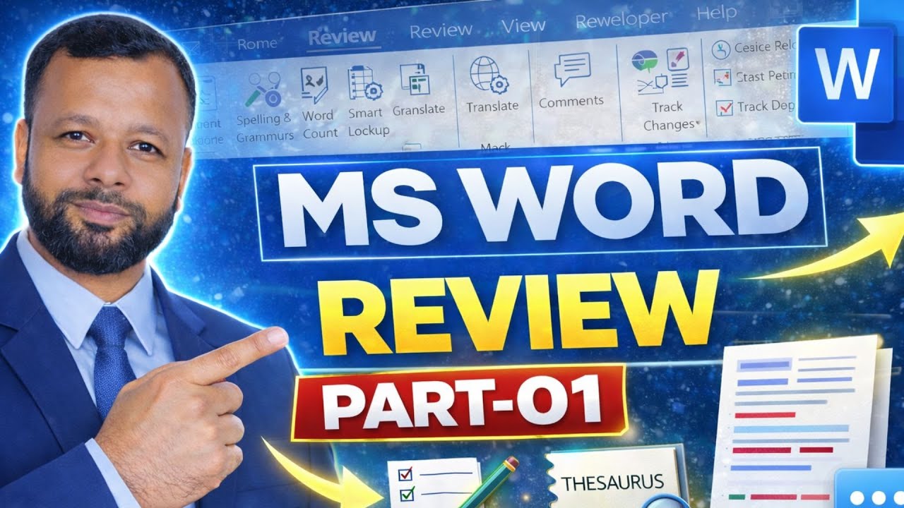 Microsoft Word Tutorial in Bangla | Part-01 | Review | Computer Microsoft Word Review মাইক্রোসফট