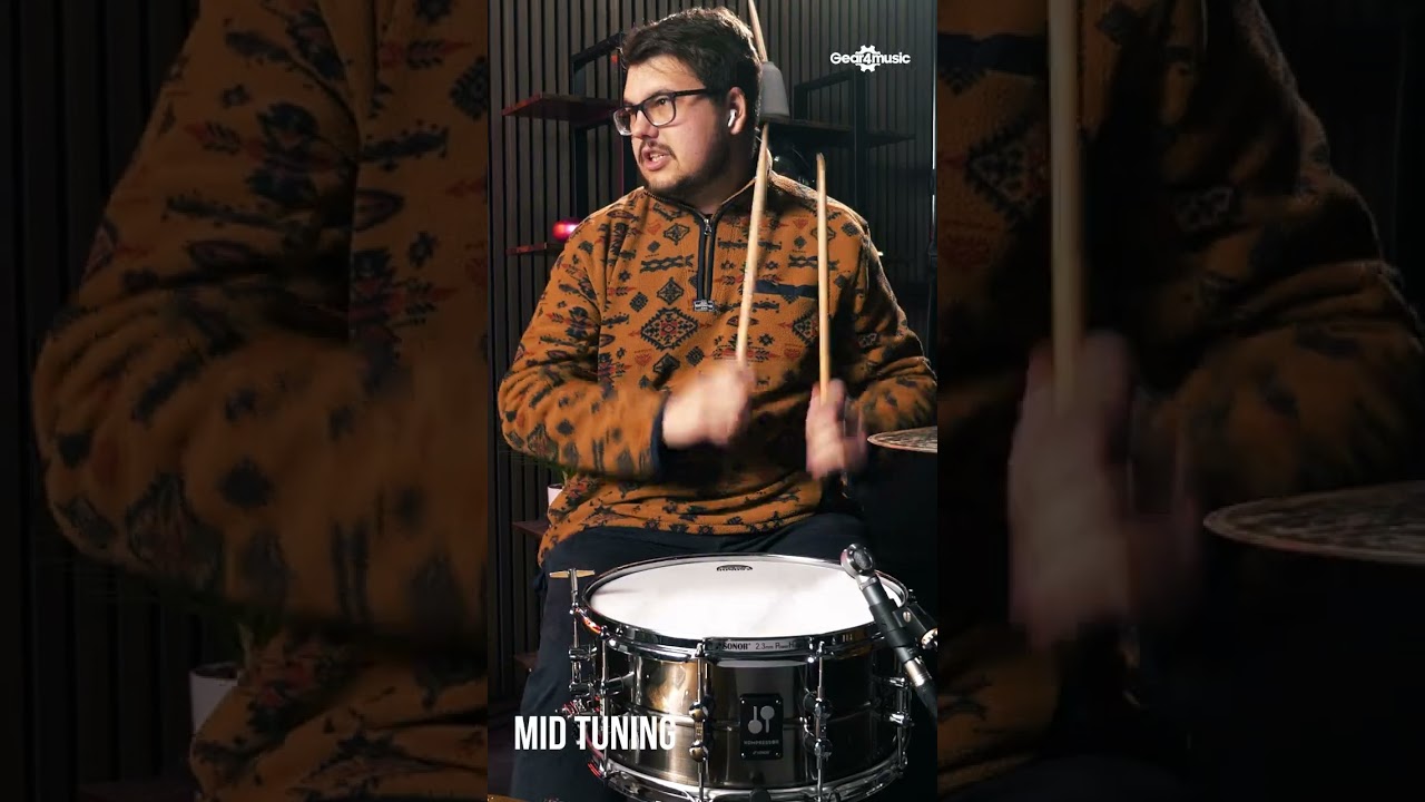 SOUNDCHECK | Sonor Kompressor 14 x 6.5'' Black Nickel Brass Snare Drum | Gear4music Drums